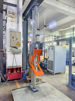Lab Drop Tester with Handle Control and Motor Adjustment for Height Accuracy and 800x800x800mm Specimen Size