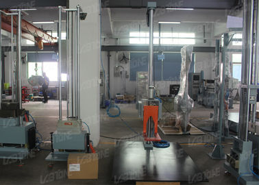 Double Column Guide Packaging Drop Test Machine With ISO And CE Certification