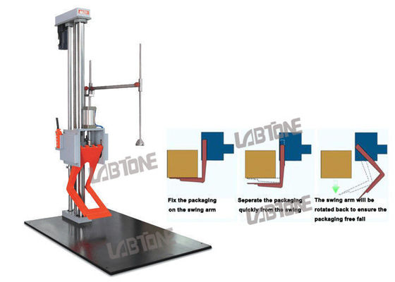 Professional Lab Drop Tester for Surfaces Corner and Edge Drop Test According to Industrial Standards