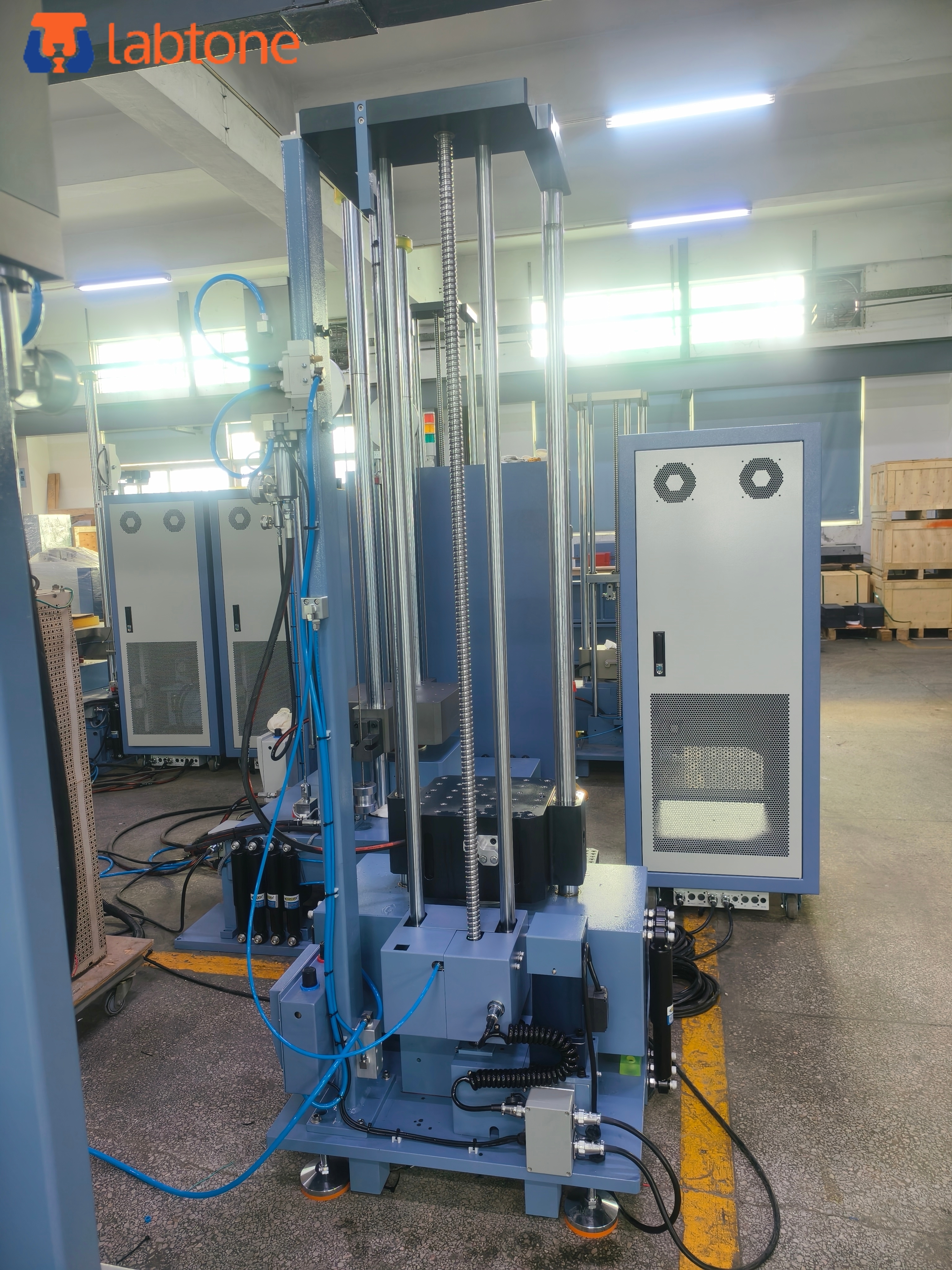 Shock Test System capable of generating half sine pulses from 20 to ...